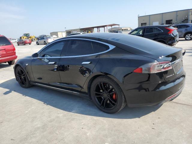 5YJSA1S17EFP40736 - 2014 TESLA MODEL S Negro foto 2