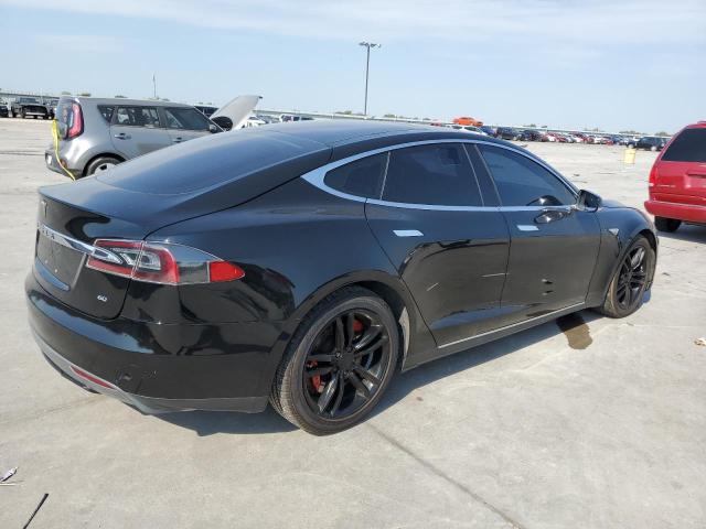 5YJSA1S17EFP40736 - 2014 TESLA MODEL S Negro foto 3