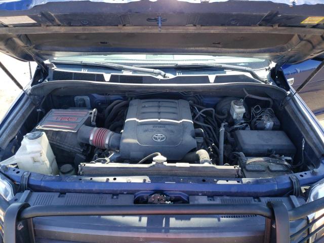 5TFUW5F10FX448543 - 2015 TOYOTA TUNDRA DOUBLE CAB SR/SR5 BLUE photo 11