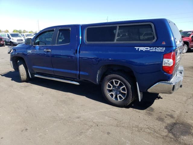 5TFUW5F10FX448543 - 2015 TOYOTA TUNDRA DOUBLE CAB SR/SR5 BLUE photo 2