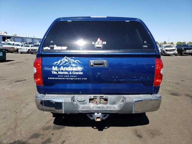 5TFUW5F10FX448543 - 2015 TOYOTA TUNDRA DOUBLE CAB SR/SR5 BLUE photo 6