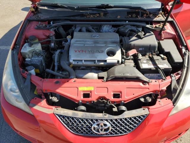 4T1FA38P78U148513 - 2008 TOYOTA CAMRY SOLA SE RED photo 11