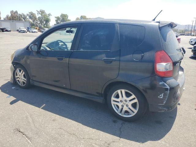 JHMGD38618S066343 - 2008 HONDA FIT SPORT BLACK photo 2