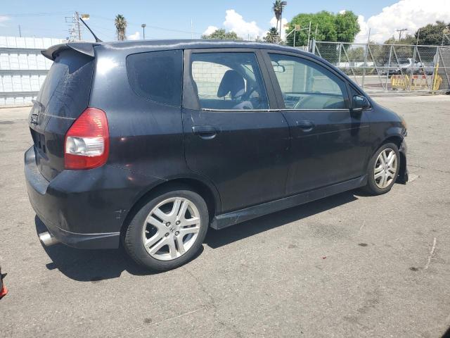 JHMGD38618S066343 - 2008 HONDA FIT SPORT BLACK photo 3