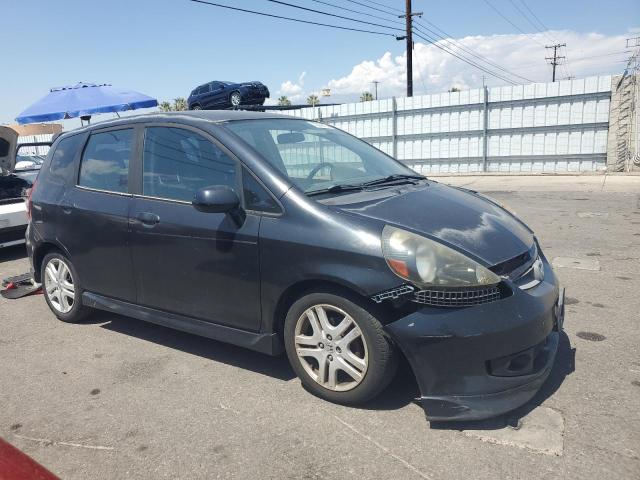 JHMGD38618S066343 - 2008 HONDA FIT SPORT BLACK photo 4