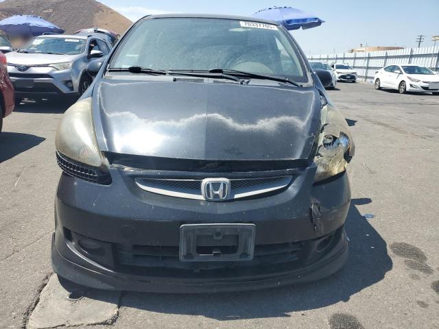JHMGD38618S066343 - 2008 HONDA FIT SPORT BLACK photo 5
