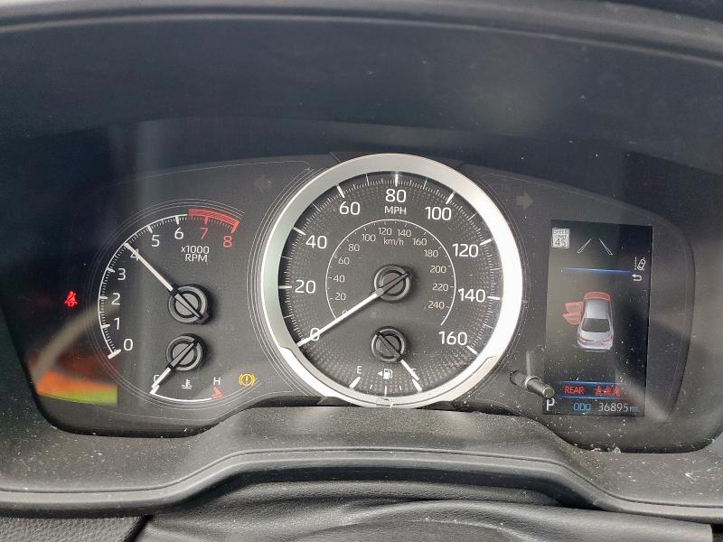 5YFEPRAE4LP112911 - 2020 TOYOTA COROLLA LE ვერცხლისფერი ფოტო 9