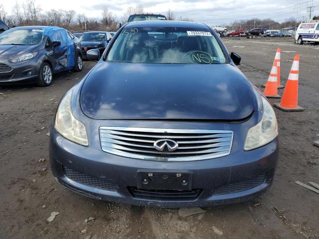 JNKCV61F69M363671 - 2009 INFINITI G37 BLUE photo 5