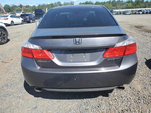 1HGCR2E5XEA083183 - 2014 HONDA ACCORD SPORT GRAY photo 6