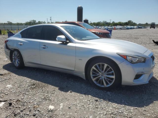 JN1EV7AP5JM351009 - 2018 INFINITI Q50 LUXE SILVER photo 4