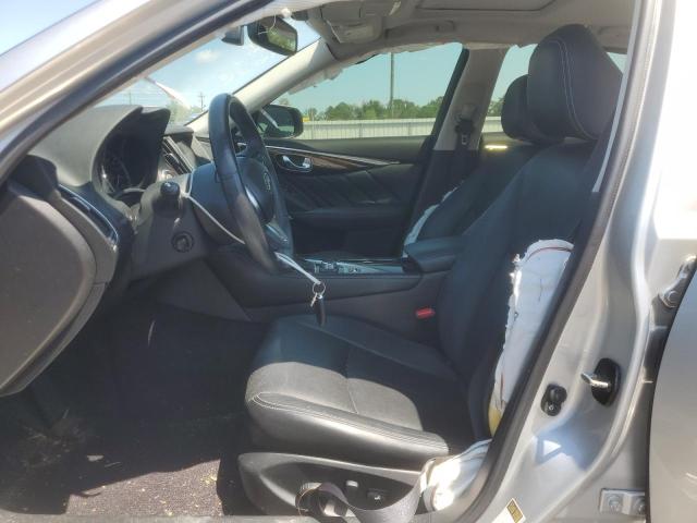 JN1EV7AP5JM351009 - 2018 INFINITI Q50 LUXE SILVER photo 7