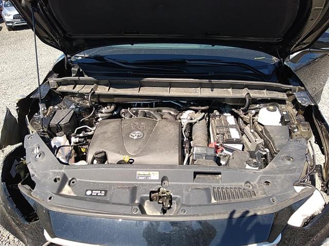 5TDGZRBHXMS554113 - 2021 TOYOTA HIGHLANDER XLE BLACK photo 10