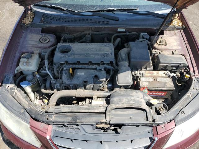 5NPET46C19H479325 - 2009 HYUNDAI SONATA GLS RED photo 11