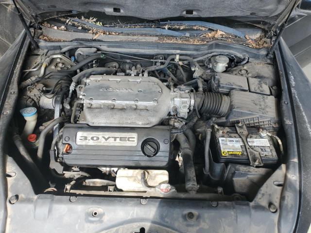 1HGCM82654A005603 - 2004 HONDA ACCORD EX Чорний фото 11