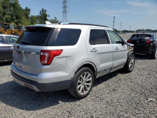 1FM5K7F82HGC38114 - 2017 FORD EXPLORER LIMITED SILVER photo 3