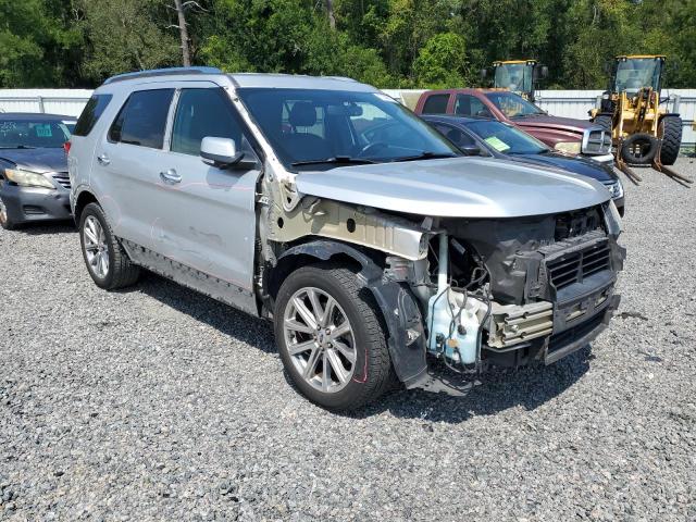 1FM5K7F82HGC38114 - 2017 FORD EXPLORER LIMITED SILVER photo 4