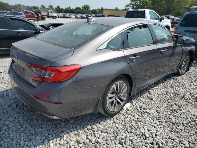 1HGCV3F16JA006625 - 2018 HONDA ACCORD HYBRID GRAY photo 3