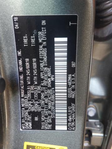 5TDJZRFH8JS867074 - 2018 TOYOTA HIGHLANDER SE Жасыл фото 12