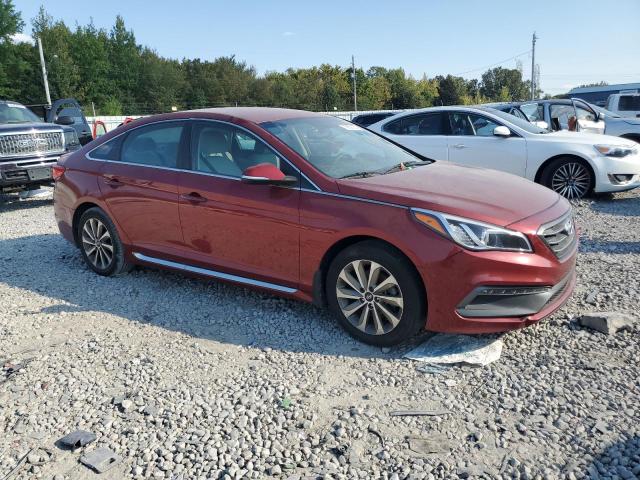 5NPE34AFXGH331687 - 2016 HYUNDAI SONATA SPORT RED photo 4