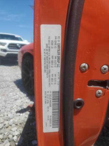 2B3CJ5DT4AH200888 - 2010 DODGE CHALLENGER R/T ORANGE photo 13
