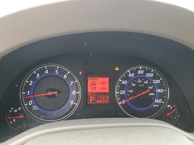 JNKCV61EX9M012169 - 2009 INFINITI G37 BASE WHITE photo 9