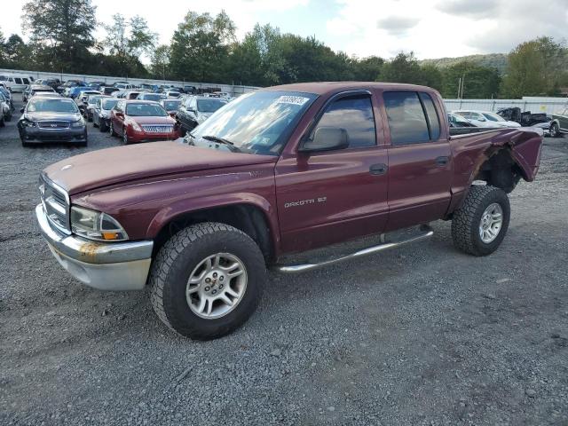 1B7HG2AN41S288633 - 2001 DODGE DAKOTA QUAD RED photo 1