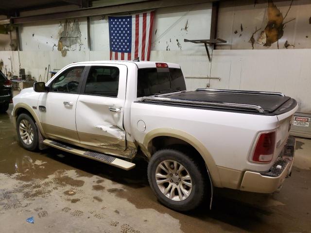 1C6RR7PT9DS606713 - 2013 RAM 1500 LONGHORN WHITE photo 2