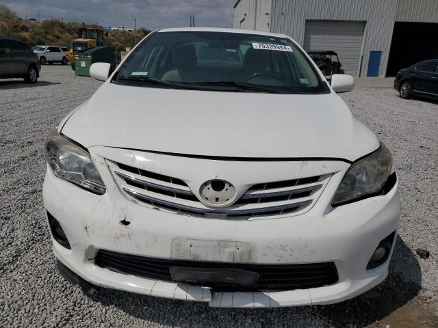 2T1BU4EE9DC087370 - 2013 TOYOTA COROLLA BASE WHITE photo 5