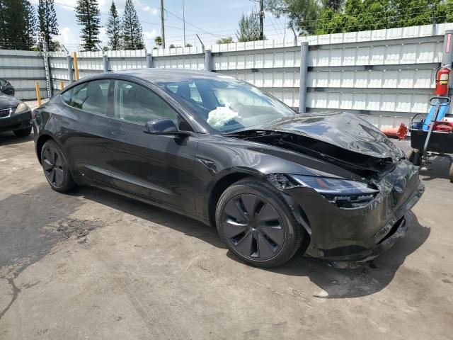 5YJ3E1EA4SF056081 - 2025 TESLA MODEL 3 BLACK photo 4