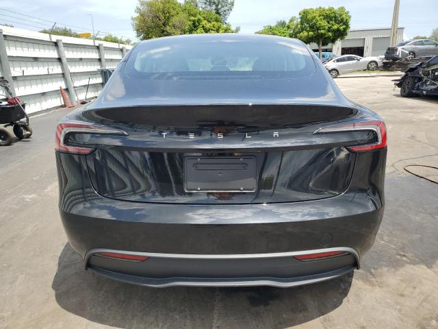 5YJ3E1EA4SF056081 - 2025 TESLA MODEL 3 BLACK photo 6