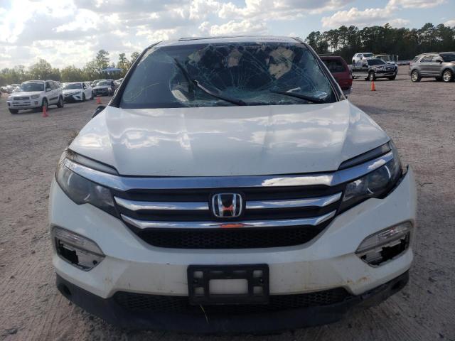 5FNYF5H65HB000631 - 2017 HONDA PILOT EXL WHITE photo 5