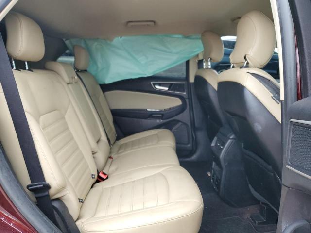 2FMPK3J94KBB61195 - 2019 FORD EDGE SEL Бордовый фото 11