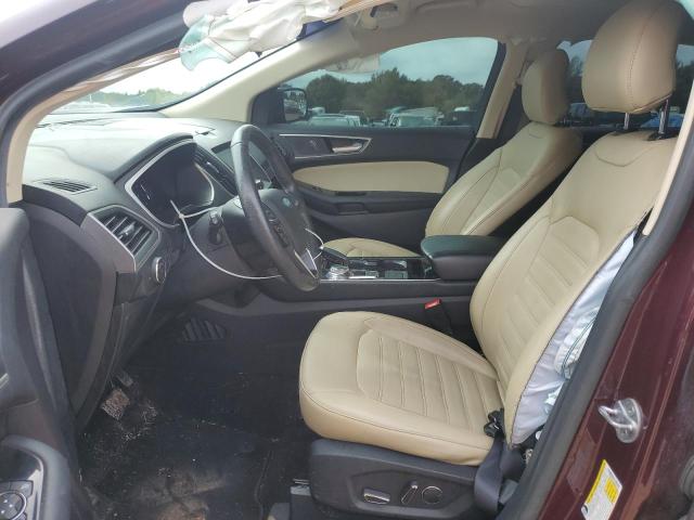 2FMPK3J94KBB61195 - 2019 FORD EDGE SEL Бордовый фото 7