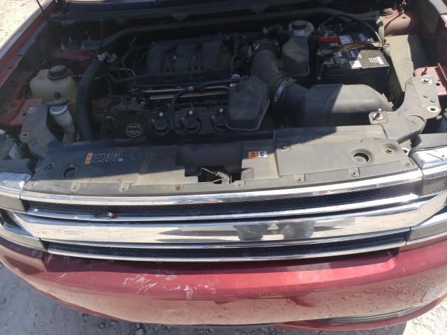 2FMGK5C83JBA12372 - 2018 FORD FLEX SEL RED photo 12