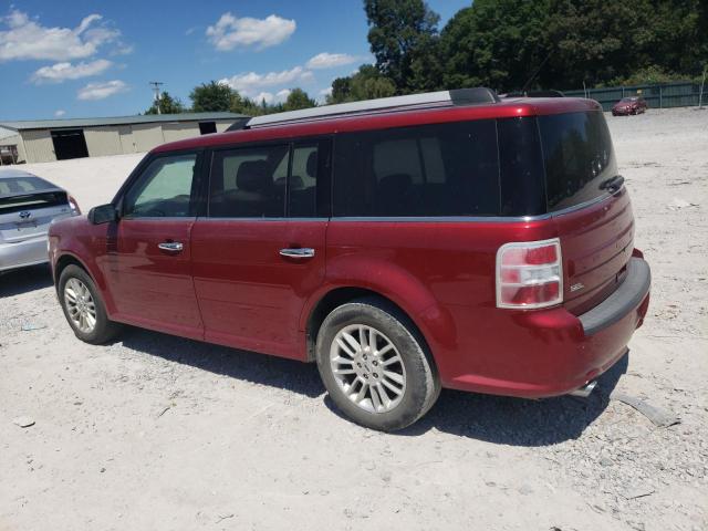 2FMGK5C83JBA12372 - 2018 FORD FLEX SEL RED photo 2
