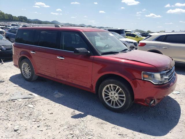 2FMGK5C83JBA12372 - 2018 FORD FLEX SEL RED photo 4