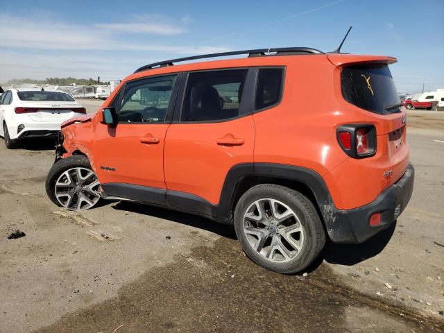 ZACCJBBB6HPG12004 - 2017 JEEP RENEGADE LATITUDE ORANGE photo 2