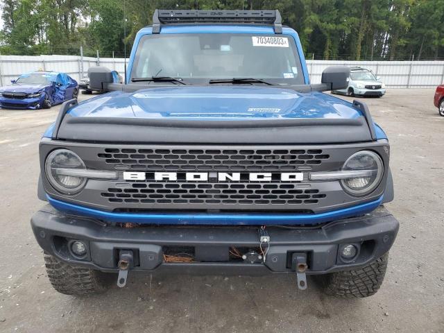 1FMEE5DP7NLA93371 - 2022 FORD BRONCO BASE BLUE photo 5