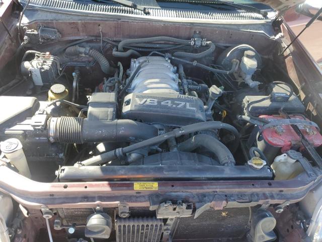 5TBRT34163S334174 - 2003 TOYOTA TUNDRA ACCESS CAB SR5 BURGUNDY photo 11