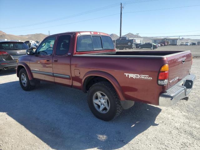 5TBRT34163S334174 - 2003 TOYOTA TUNDRA ACCESS CAB SR5 BURGUNDY photo 2