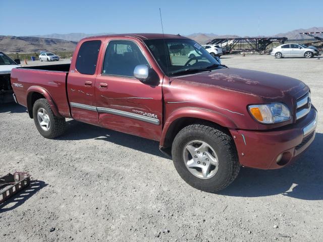 5TBRT34163S334174 - 2003 TOYOTA TUNDRA ACCESS CAB SR5 BURGUNDY photo 4