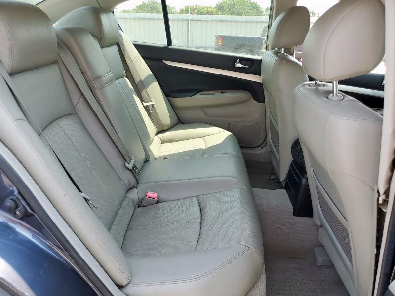 JNKCV61E69M014601 - 2009 INFINITI G37 BASE BLUE photo 10