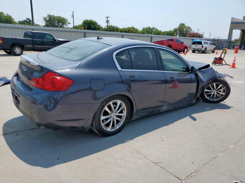 JNKCV61E69M014601 - 2009 INFINITI G37 BASE BLUE photo 3