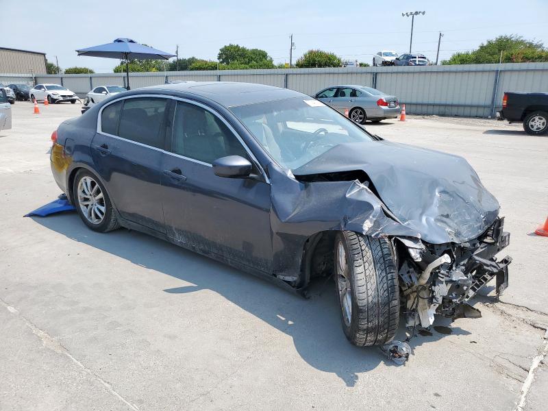 JNKCV61E69M014601 - 2009 INFINITI G37 BASE BLUE photo 4