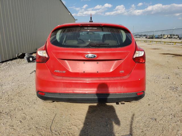 1FAHP3K27CL147701 - 2012 FORD FOCUS SE RED photo 6