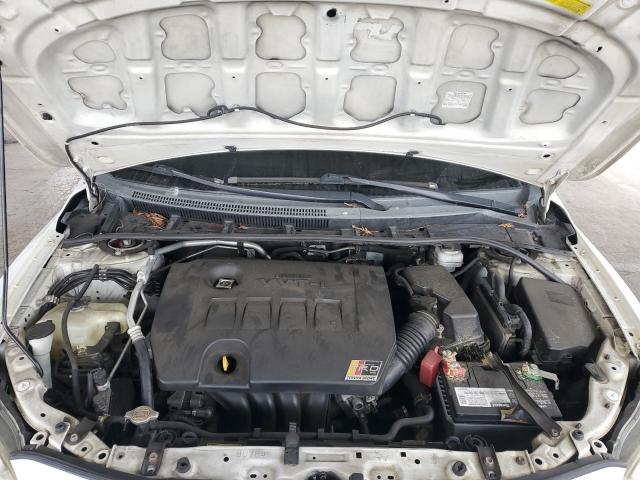 2T1BU4EE3CC889881 - 2012 TOYOTA COROLLA BASE WHITE photo 11