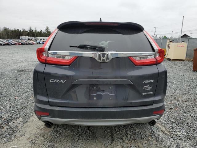 2HKRW2H95JH144359 - 2018 HONDA CR-V TOURING GRAY photo 6