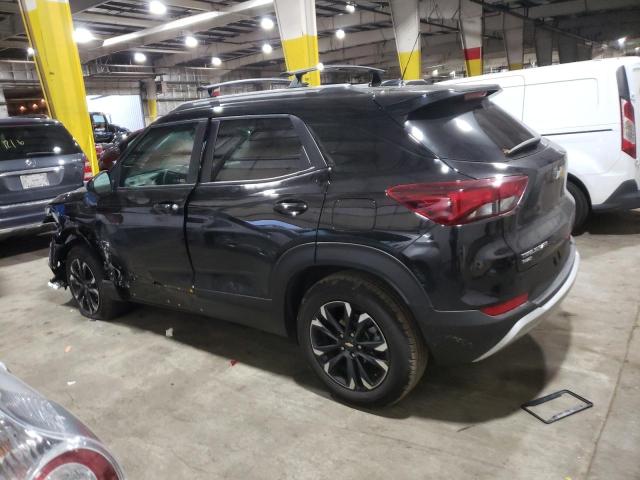 KL79MRSL9NB091303 - 2022 CHEVROLET TRAILBLAZE LT BLACK photo 2