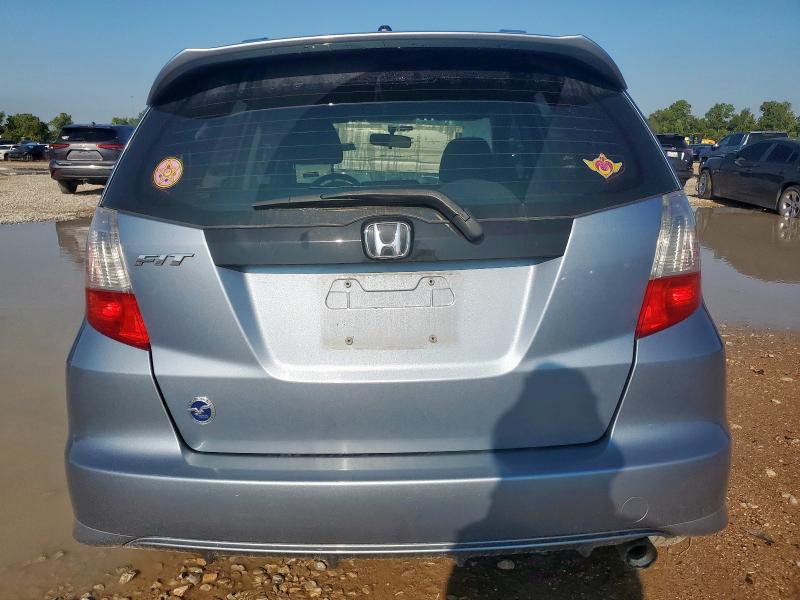 JHMGE8H51BC021812 - 2011 HONDA FIT SPORT BLUE photo 6