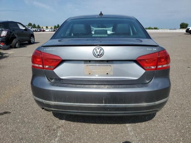 1VWBN7A35EC010876 - 2014 VOLKSWAGEN PASSAT SE GRAY photo 6